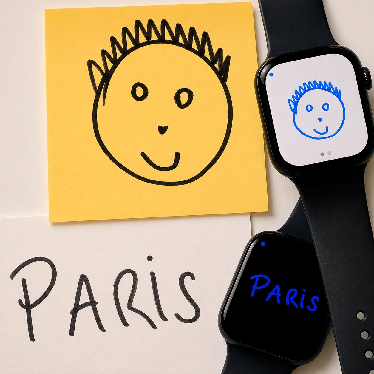Ultra Sharpie Neo peek on Apple Watch